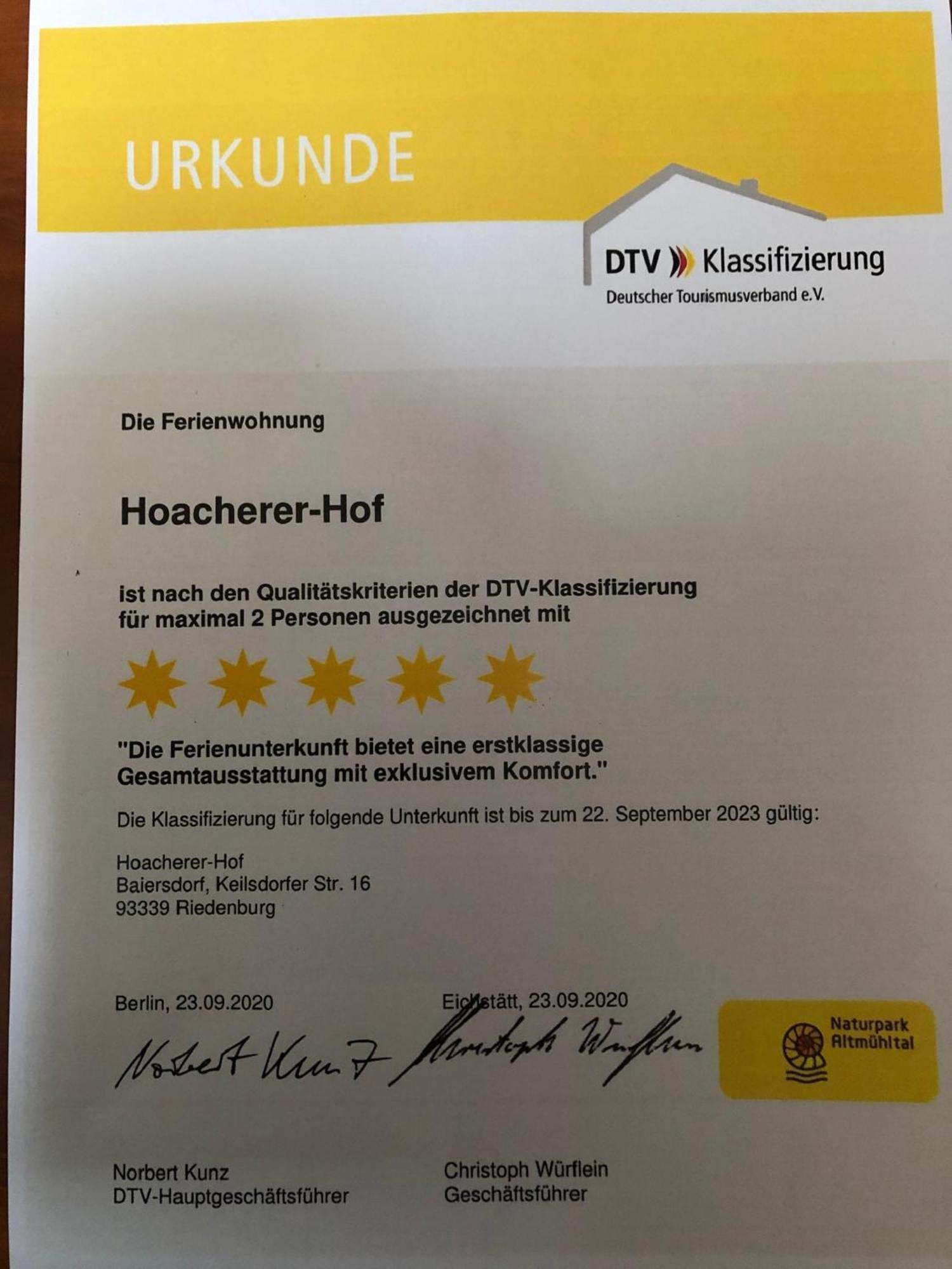 Ferienwohnung Hoacherer-Hof Riedenburg Exterior foto